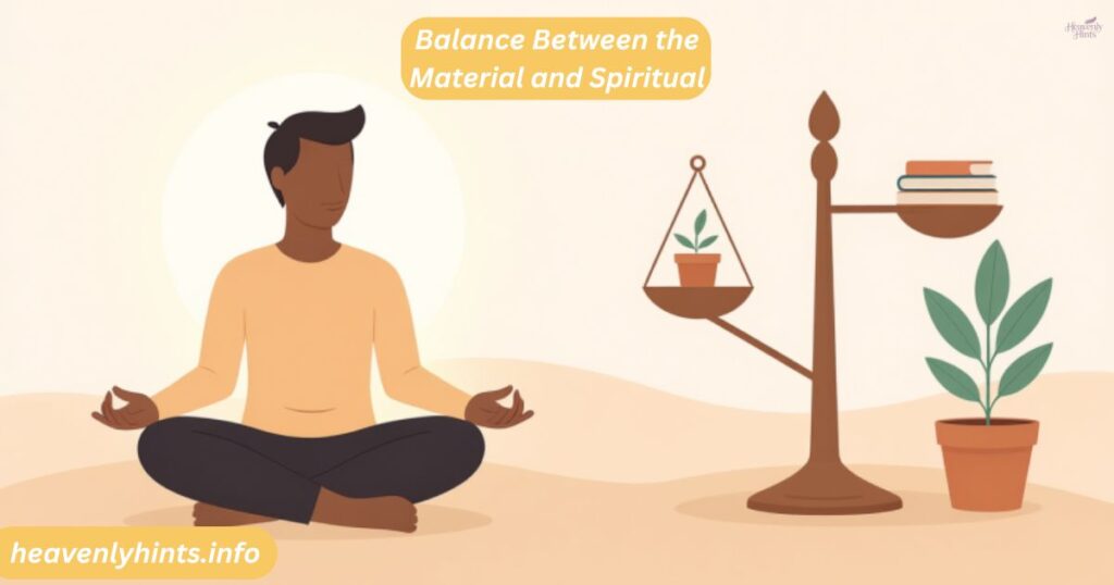 Balance Between the Material and Spiritual