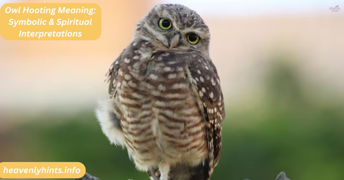 Owl Hooting Meaning: Symbolic & Spiritual Interpretations