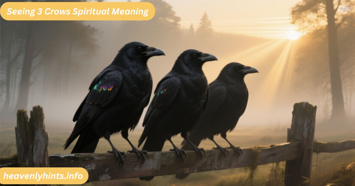 Seeing 3 Crows Spiritual Meaning